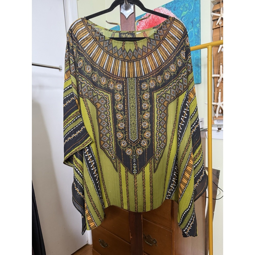 Bob Mackie Wearable Art One Size Poncho